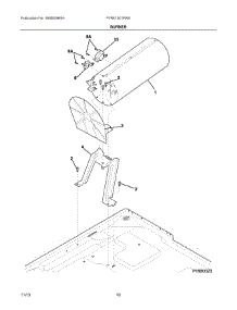 06 - Burner parts for Frigidaire Laundry Center FFRE1001PW0 from AppliancePartsPros.com