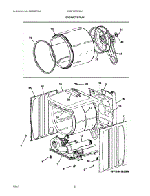 02 - Cabinet / Drum parts for Frigidaire Laundry Center FFRG4120SW from AppliancePartsPros.com