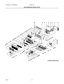 02 - Recommended Spare Parts parts for Frigidaire Air Conditioner FFRP072HT20 from AppliancePartsPros.com