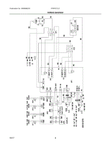 03 - Wiring Diagram parts for Frigidaire Air Conditioner FFRP072LT50 from AppliancePartsPros.com
