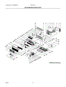 02 - Recommended Spare Parts parts for Frigidaire Air Conditioner FFRP072LT60 from AppliancePartsPros.com