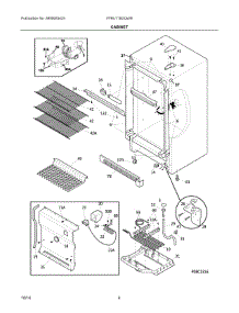 03 - Cabinet parts for Frigidaire Refrigerator FFRU17B2QWB from AppliancePartsPros.com
