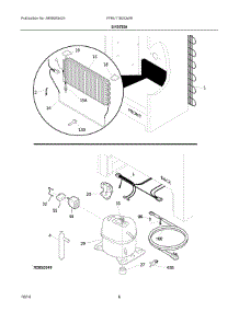 04 - System parts for Frigidaire Refrigerator FFRU17B2QWB from AppliancePartsPros.com