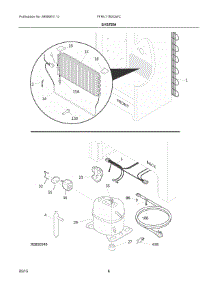 04 - System parts for Frigidaire Refrigerator FFRU17B2QWC from AppliancePartsPros.com