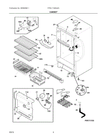 03 - Cabinet parts for Frigidaire Refrigerator FFRU17G8QWC from AppliancePartsPros.com