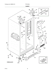 07 - Cabinet parts for Frigidaire Refrigerator FFSC2323LE9 from AppliancePartsPros.com