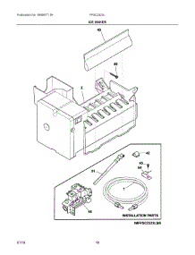 10 - Ice Maker parts for Frigidaire Refrigerator FFSC2323LEBA from AppliancePartsPros.com