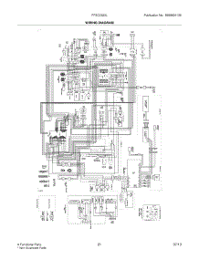 21 - Wiring Diagram parts for Frigidaire Refrigerator FFSC2323LP9 from AppliancePartsPros.com