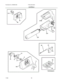 06 - Controls parts for Frigidaire Refrigerator FFSC2323LSDA from AppliancePartsPros.com