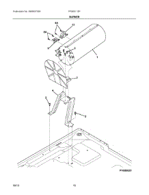 06 - Burner parts for Frigidaire Laundry Center FFSE5115PA0 from AppliancePartsPros.com