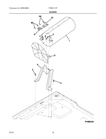 06 - Burner parts for Frigidaire Dryer FFSE5115PW1 from AppliancePartsPros.com