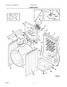 02 - Cabinet / Drum parts for Frigidaire Dryer FFSE5115PW3 from AppliancePartsPros.com
