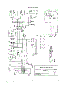 21 - Wiring Diagram parts for Frigidaire Refrigerator FFSS2314QP1 from AppliancePartsPros.com