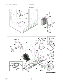 07 - System parts for Frigidaire Refrigerator FFSS2314QS6A from AppliancePartsPros.com