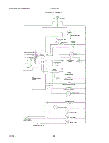 20 - Wiring Schematic parts for Frigidaire Refrigerator FFSS2614QE0 from AppliancePartsPros.com