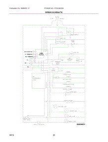 11 - Wiring Schematic parts for Frigidaire Refrigerator FFSS2614QE1A from AppliancePartsPros.com