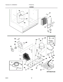 07 - System parts for Frigidaire Refrigerator FFSS2614QE2A from AppliancePartsPros.com