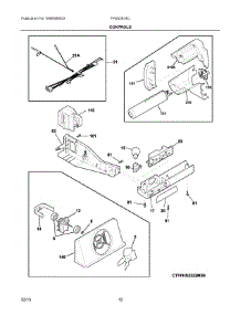 06 - Controls parts for Frigidaire Refrigerator FFSS2614QP2A from AppliancePartsPros.com