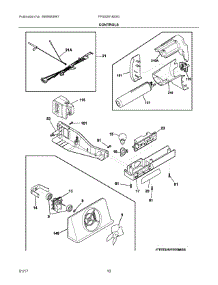 06 - Controls parts for Frigidaire Refrigerator FFSS2618SS0 from AppliancePartsPros.com