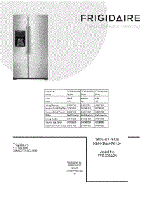 01 - Cover parts for Frigidaire Refrigerator FFSS2622NS4 from AppliancePartsPros.com