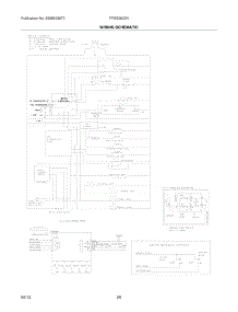 20 - Wiring Schematic parts for Frigidaire Refrigerator FFSS2622NS4 from AppliancePartsPros.com