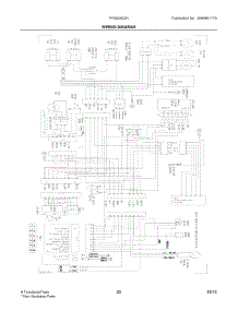 12 - Wiring Diagram parts for Frigidaire Refrigerator FFSS2622NW5 from AppliancePartsPros.com