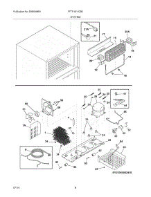09 - System parts for Frigidaire Refrigerator FFTR1514QB0 from AppliancePartsPros.com