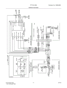 11 - Wiring Diagram parts for Frigidaire Refrigerator FFTR1514QB0 from AppliancePartsPros.com