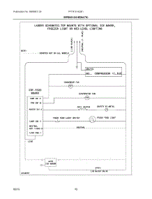 06 - Wiring Schematic parts for Frigidaire Refrigerator FFTR1514QB1 from AppliancePartsPros.com