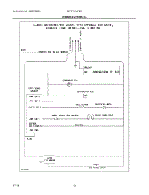 06 - Wiring Schematic parts for Frigidaire Refrigerator FFTR1514QB3 from AppliancePartsPros.com