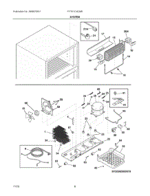 05 - System parts for Frigidaire Refrigerator FFTR1514QW6 from AppliancePartsPros.com