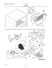 05 - System parts for Frigidaire Refrigerator FFTR1514QW7 from AppliancePartsPros.com