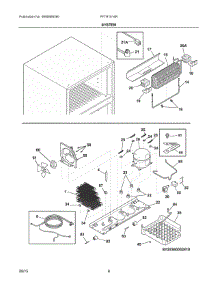 05 - System parts for Frigidaire Refrigerator FFTR1514RW0 from AppliancePartsPros.com