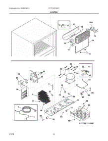 05 - System parts for Frigidaire Refrigerator FFTR1521RW1 from AppliancePartsPros.com
