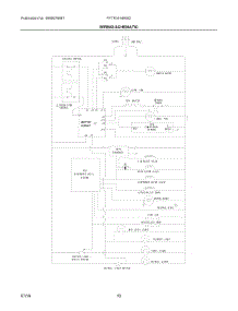 06 - Wiring Schematic parts for Frigidaire Refrigerator FFTR1614RW2 from AppliancePartsPros.com