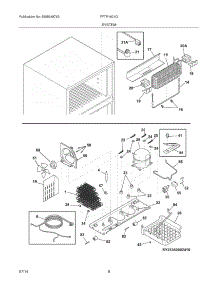 09 - System parts for Frigidaire Refrigerator FFTR1621QW0 from AppliancePartsPros.com