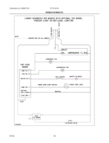 06 - Wiring Schematic parts for Frigidaire Refrigerator FFTR1621RW0 from AppliancePartsPros.com