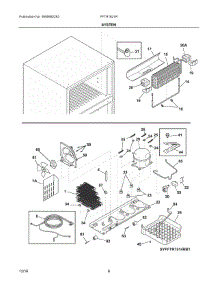 05 - System parts for Frigidaire Refrigerator FFTR1621RW2 from AppliancePartsPros.com
