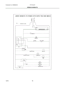 06 - Wiring Schematic parts for Frigidaire Refrigerator FFTR1621RW2 from AppliancePartsPros.com