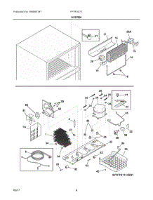 05 - System parts for Frigidaire Refrigerator FFTR1621TW0 from AppliancePartsPros.com