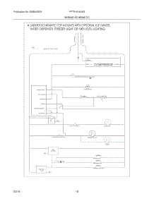 10 - Wiring Schematic parts for Frigidaire Refrigerator FFTR1814LMG from AppliancePartsPros.com