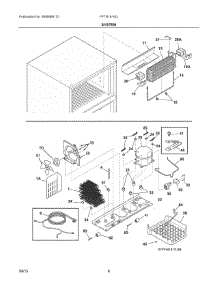 05 - System parts for Frigidaire Refrigerator FFTR1814QB1 from AppliancePartsPros.com