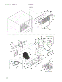 05 - System parts for Frigidaire Refrigerator FFTR1814QB3 from AppliancePartsPros.com