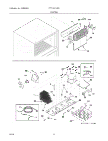 09 - System parts for Frigidaire Refrigerator FFTR1817LBG from AppliancePartsPros.com