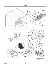 05 - System parts for Frigidaire Refrigerator FFTR1820SB0 from AppliancePartsPros.com