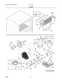 05 - System parts for Frigidaire Refrigerator FFTR1821QM6A from AppliancePartsPros.com