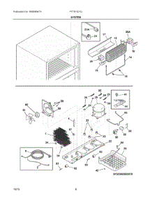 05 - System parts for Frigidaire Refrigerator FFTR1821QS3 from AppliancePartsPros.com