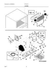 05 - System parts for Frigidaire Refrigerator FFTR1821TW0 from AppliancePartsPros.com