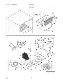 05 - System parts for Frigidaire Refrigerator FFTR1828SP0 from AppliancePartsPros.com