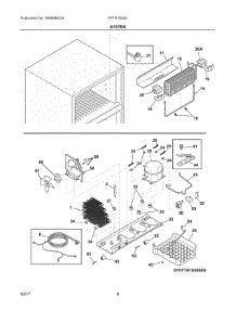 05 - System parts for Frigidaire Refrigerator FFTR1828SS3A from AppliancePartsPros.com